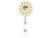 BHSP4: Smiley Spinner Badge Reel