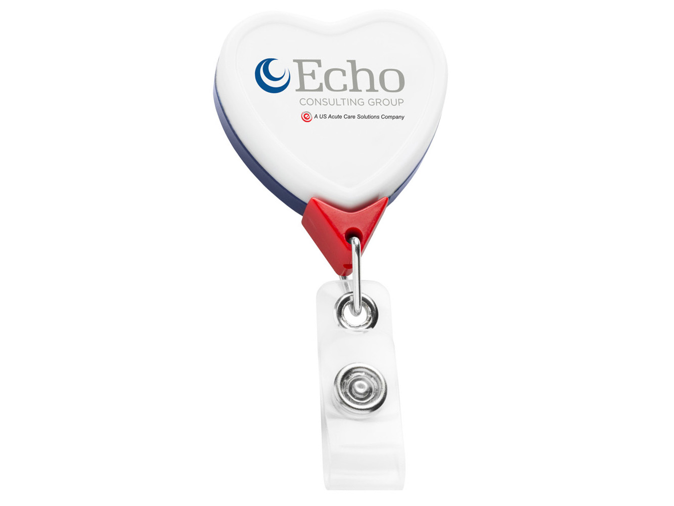 BHU85: Patriot JUMBO Heart Badge Reel