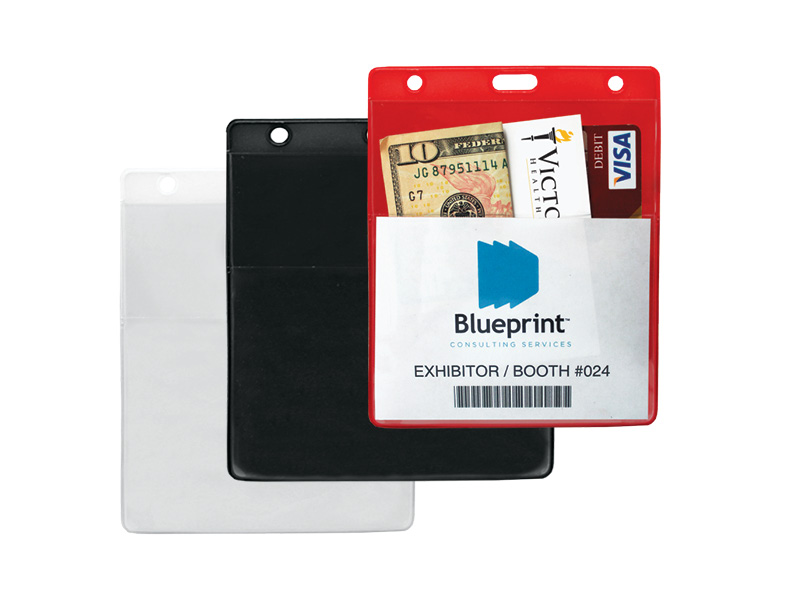 NB56: Two Pouch Vinyl Card Holder