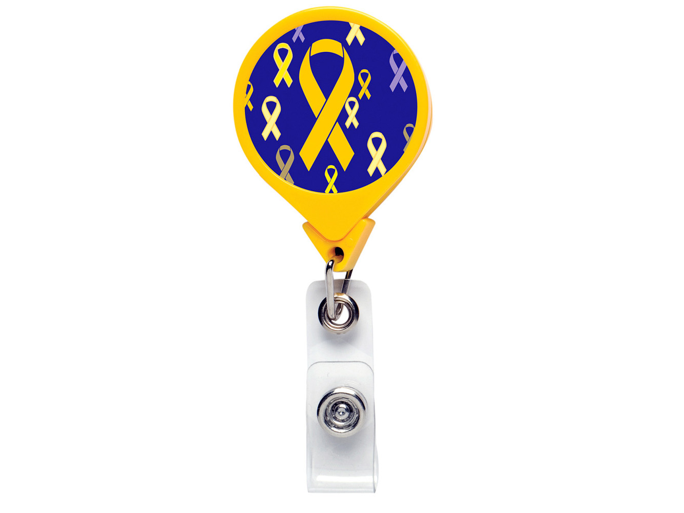 RF002:  Yellow Ribbon JUMBO Theme Badge Reel