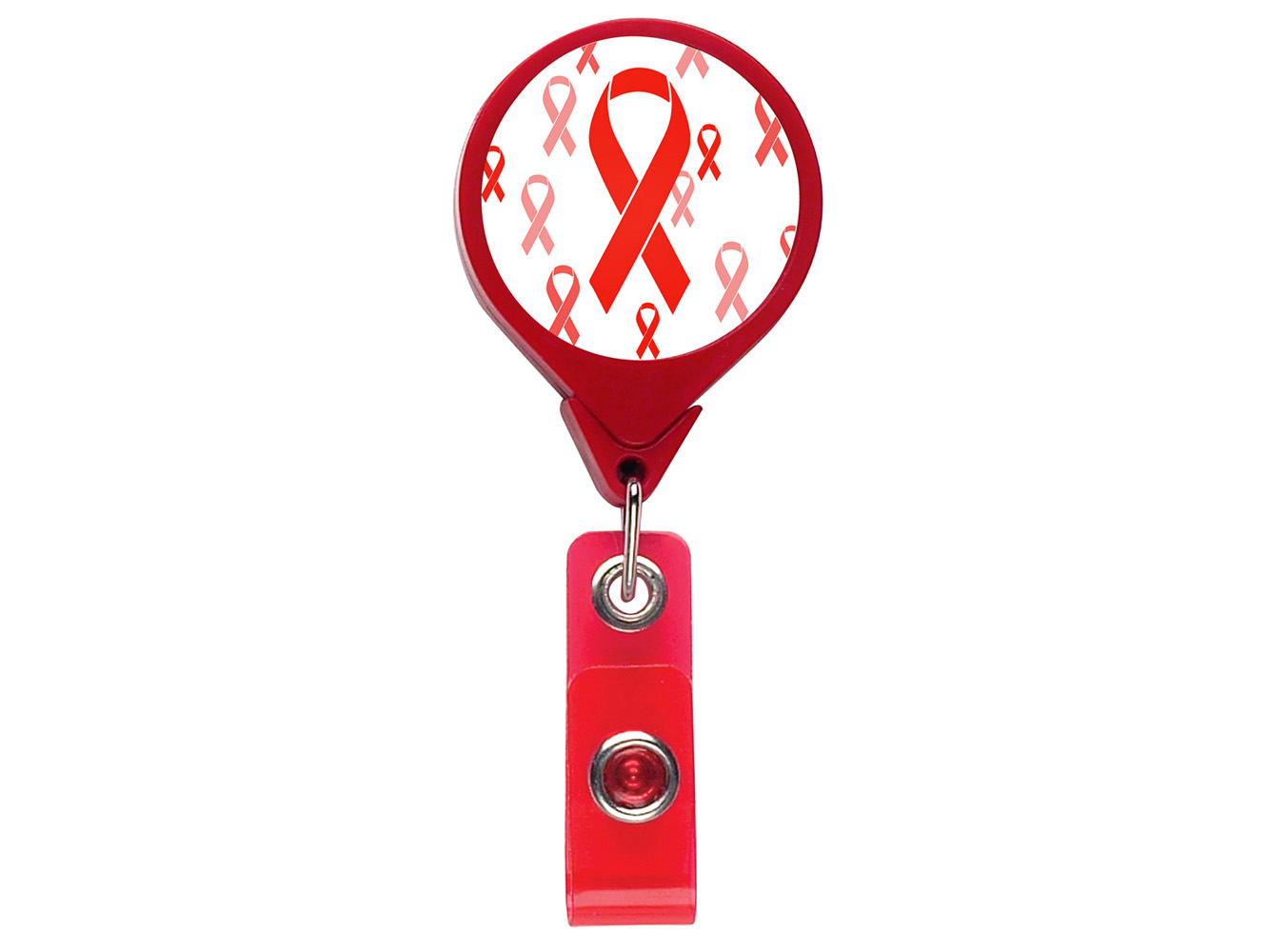 RF005:  Red Ribbon JUMBO Theme Badge Reel