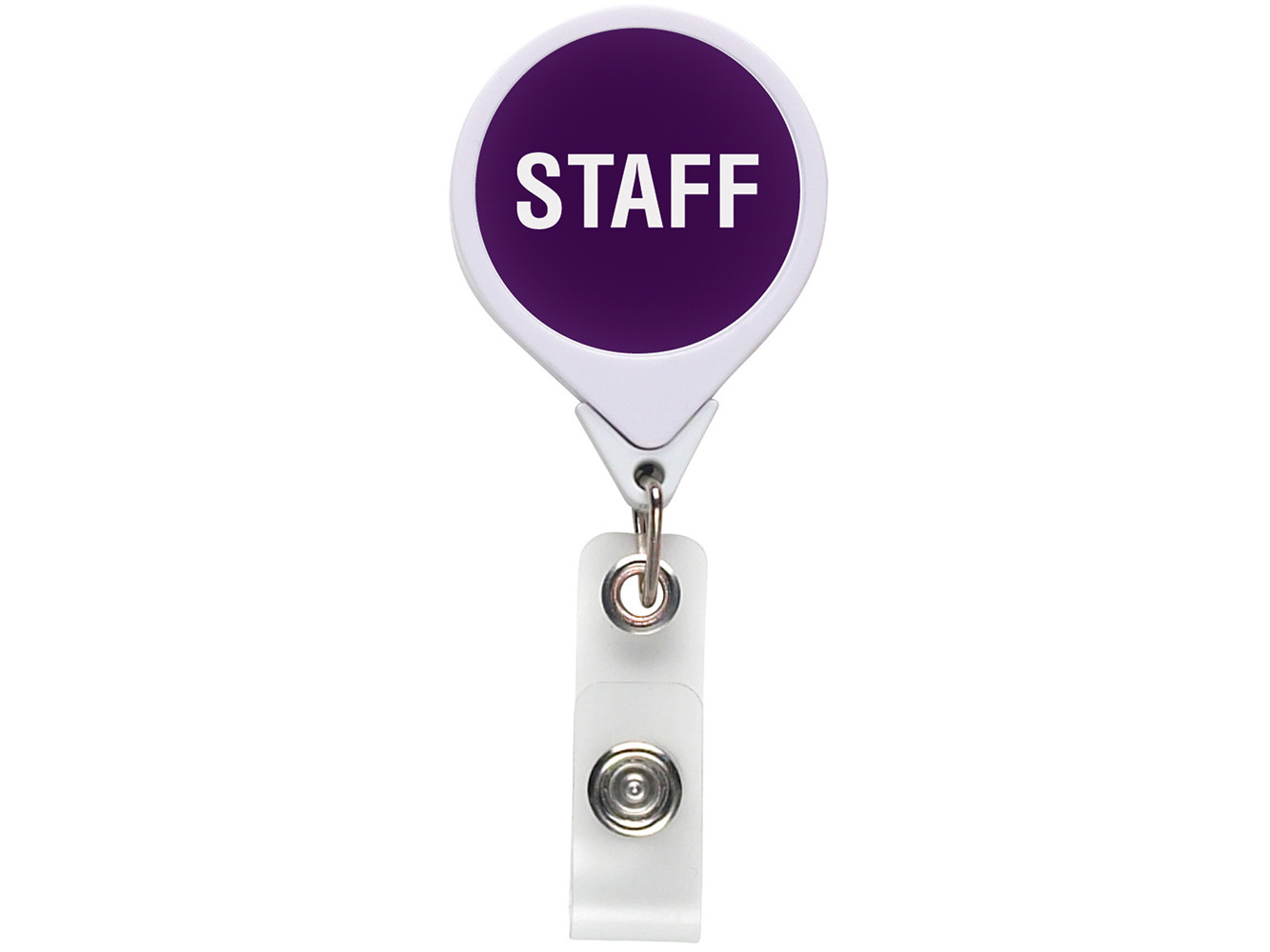 RF020:  STAFF-Staff (Purple 2607C) JUMBO Position Badge Reel