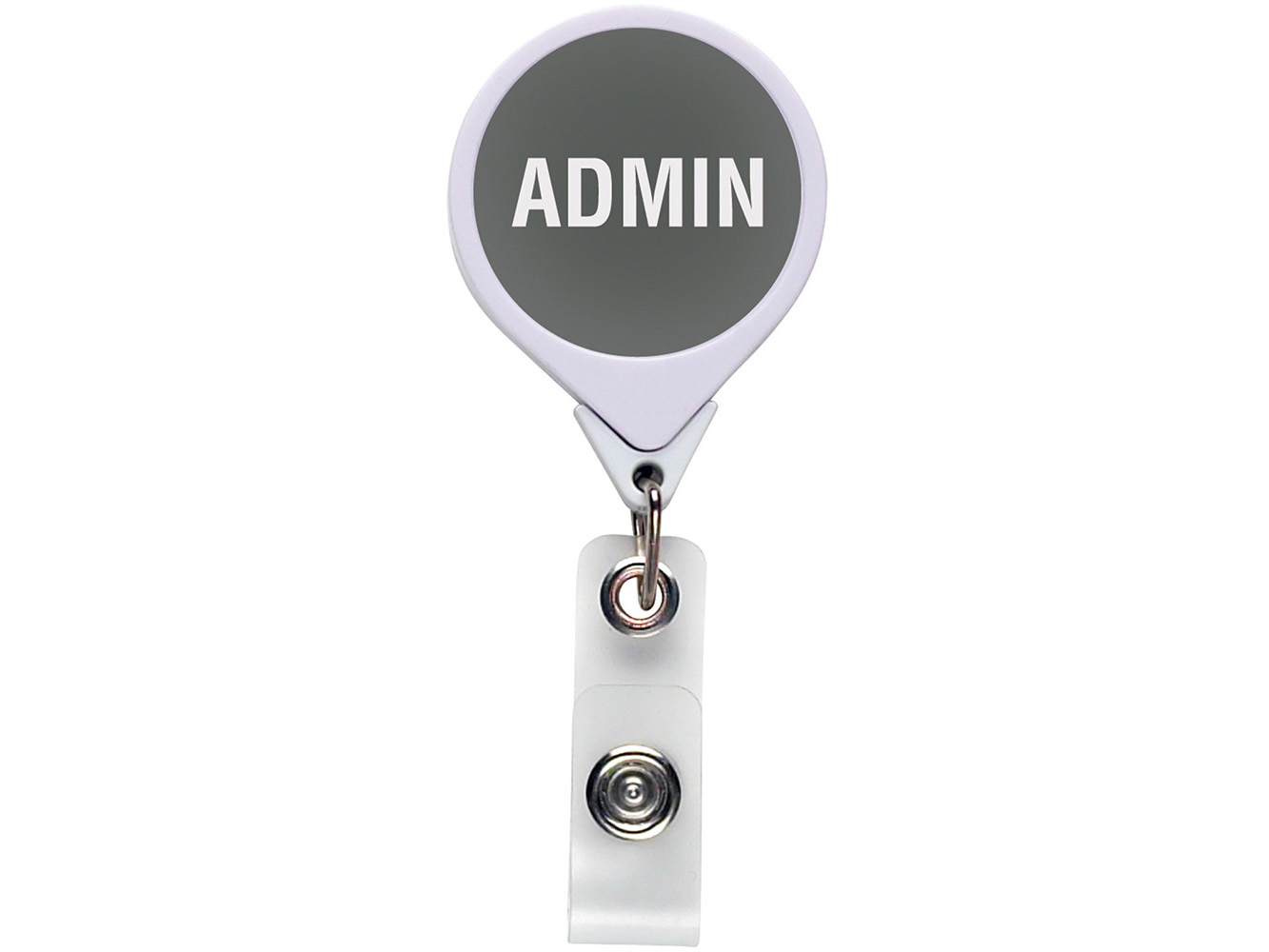 RF021:  ADMIN-Administration (Grey 423C) JUMBO Position Badge Reel