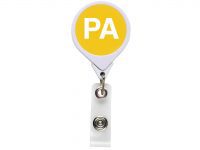 RF022:  PA-Physician Assistant (Yellow 115C) JUMBO Position Badge Reel