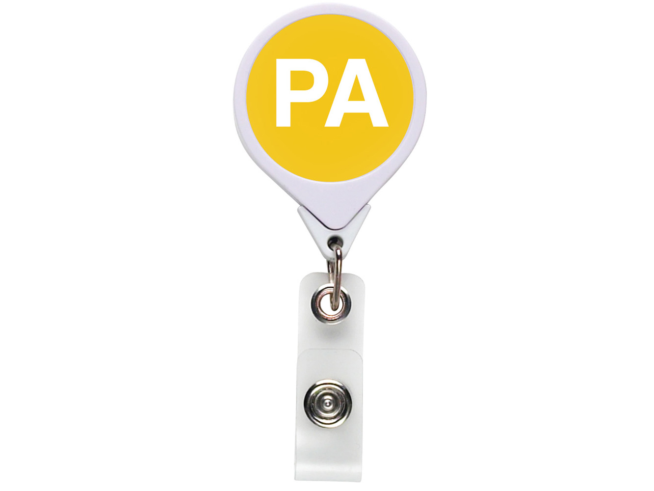RF022: PA-Physician Assistant (Yellow 115C) JUMBO Position Badge Reel -  Devara