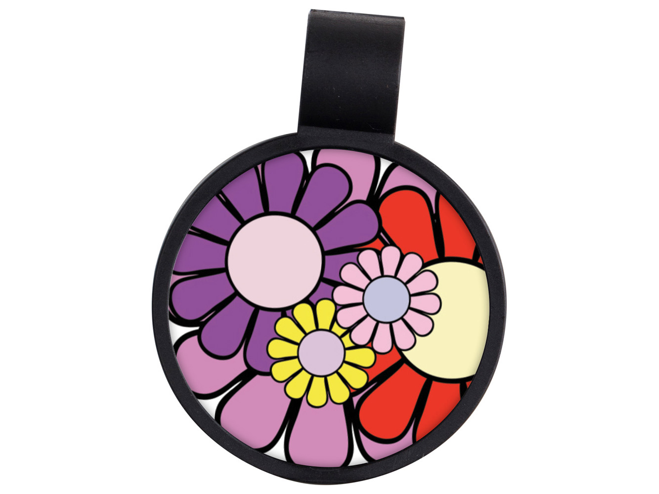 STF13: Daisies Anti-Microbial Stethoscope ID Tag