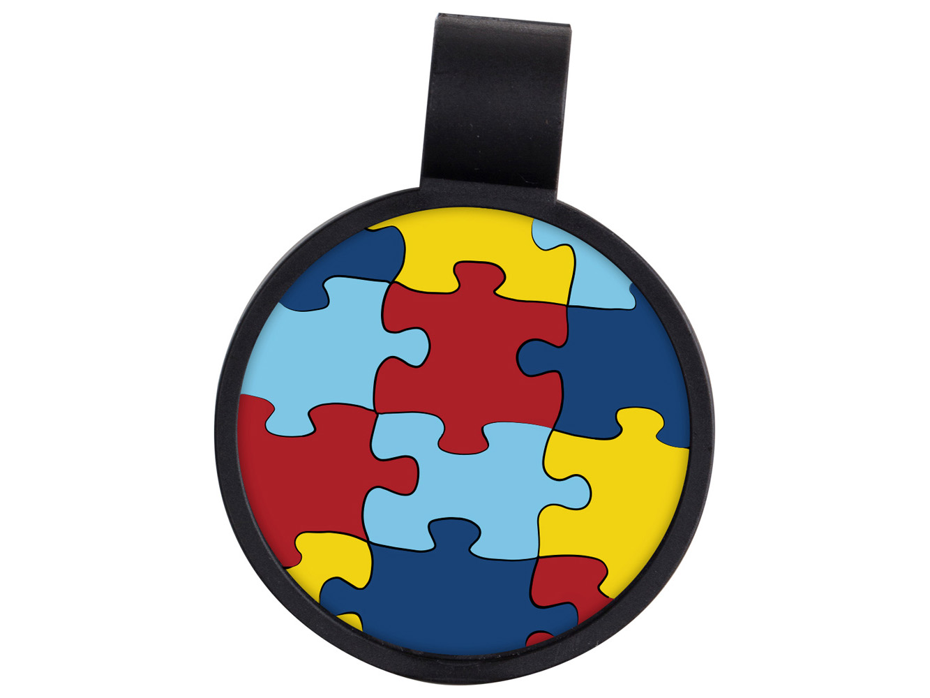 STF9: Autism Awareness Anti-Microbial Stethoscope ID Tag