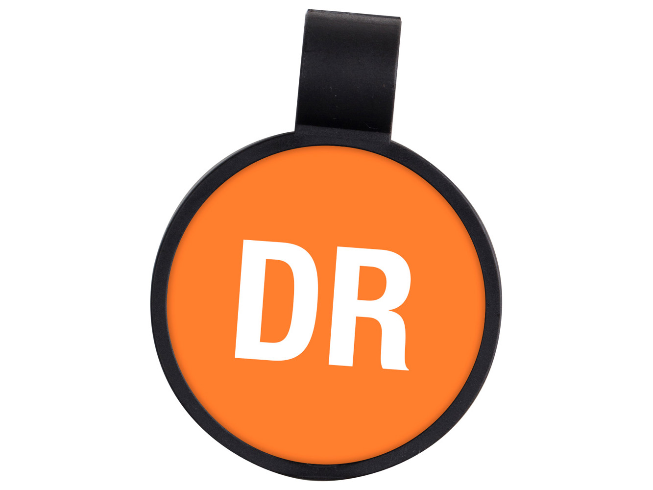 STP16: DR – Doctor (Orange 1575C) Anti-Microbial Stethoscope ID Tag
