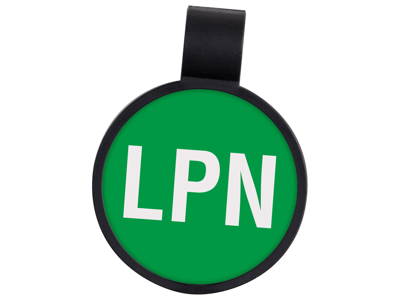 STP17: LPN – Licensed Practical Nurse (Green 347C) Anti-Microbial Stethoscope ID Tag