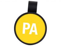 STP22: PA - Physician Assistant (Yellow 115C) Anti-Microbial Stethoscope ID Tag