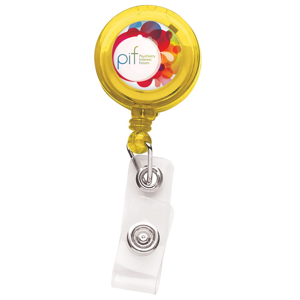 TBH1: Translucent Better Round Badge Reel