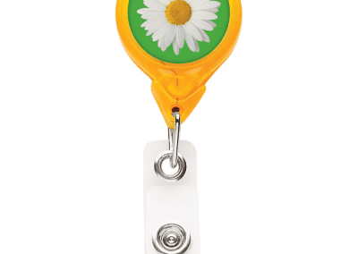 TBH3 Translucent Round Badge Reel - Yellow