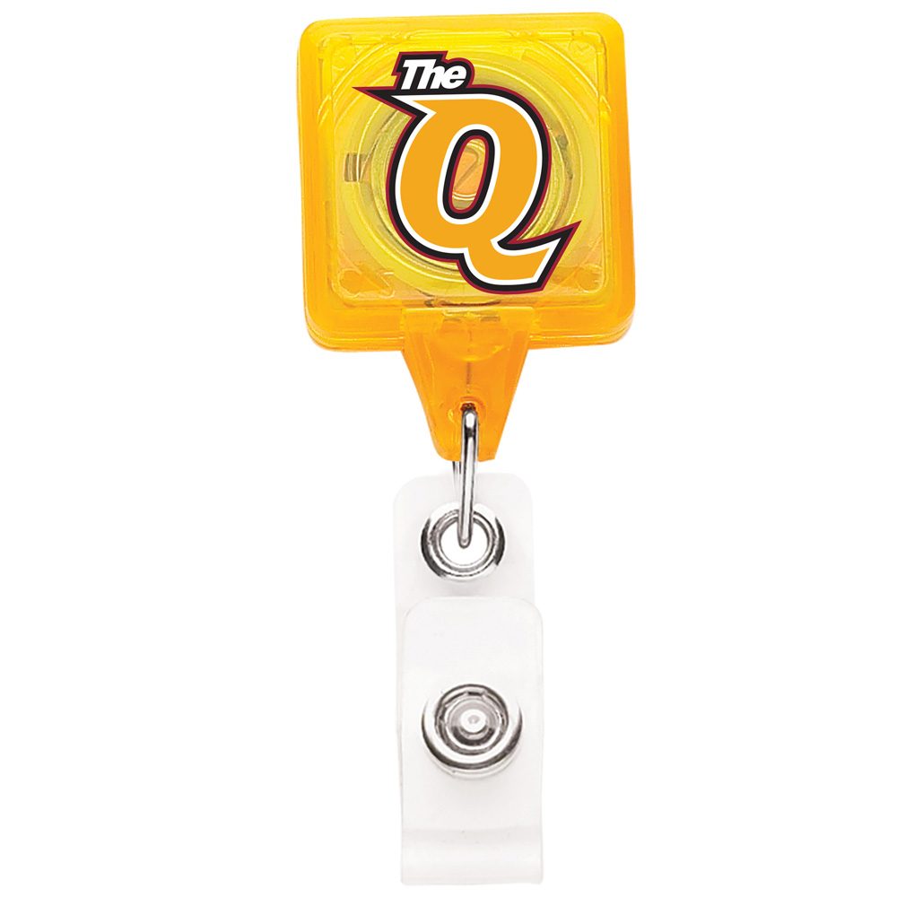 OLMSTED VL 30 Cord Square Retractable Badge Reel and Badge
