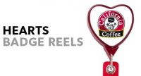 Heart Shaped Badge Reels