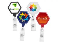 BH39:  JUMBO Hexagon Badge Reel