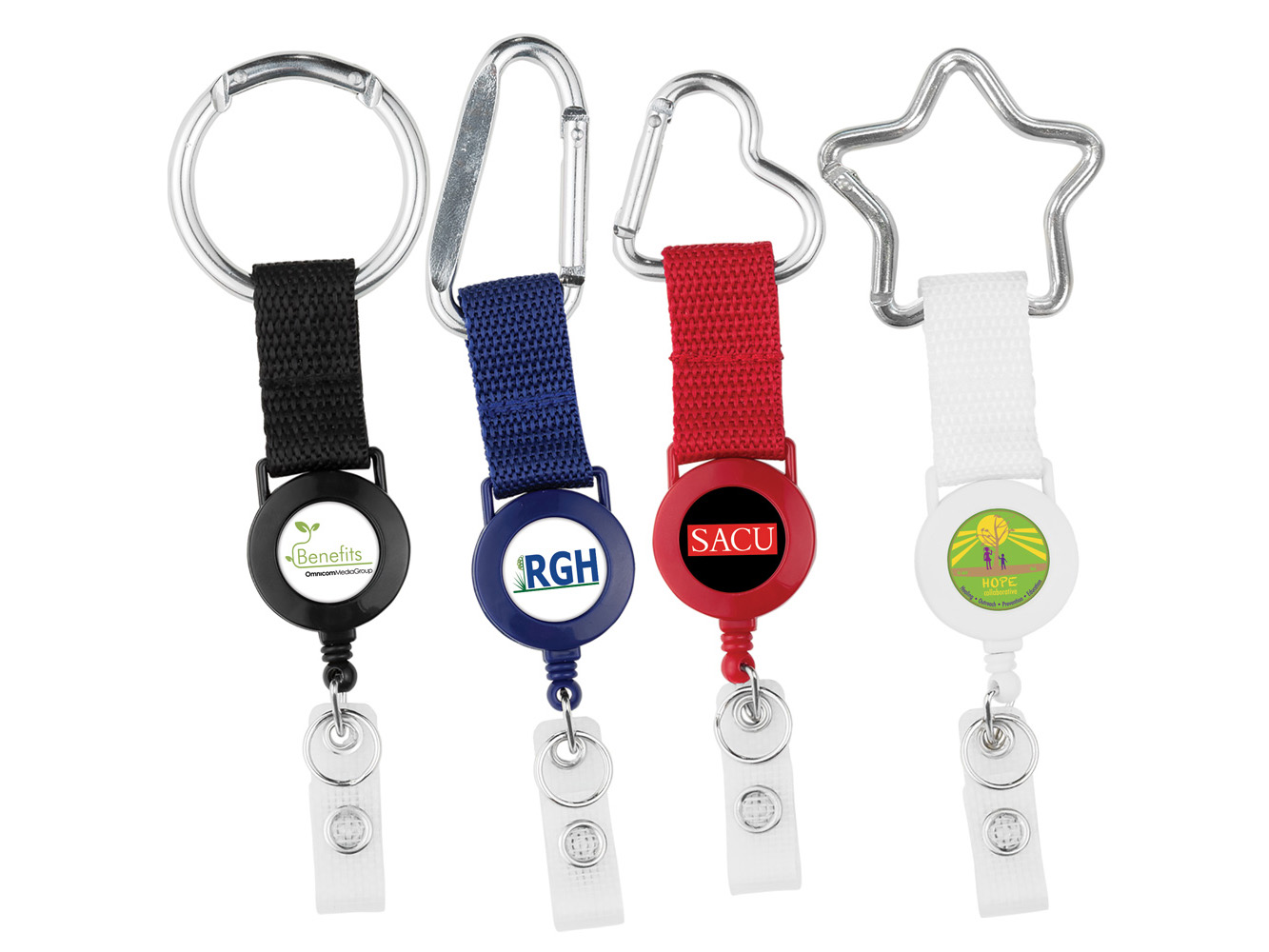 BH699: Round Carabiner Strap 2 Reel