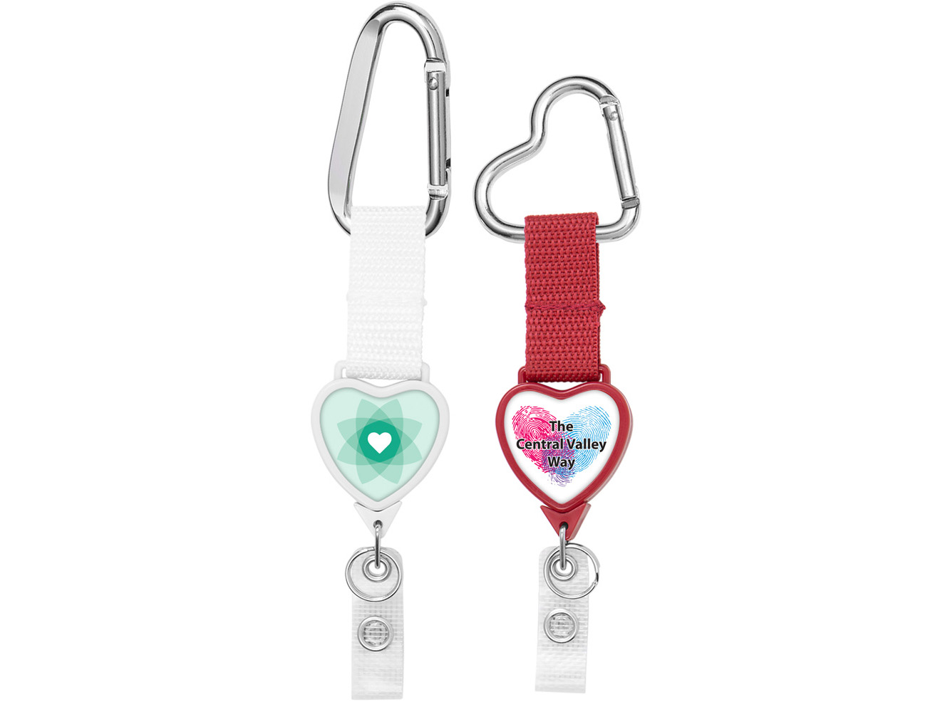 BH999: Heart Carabiner Strap 2 Reel