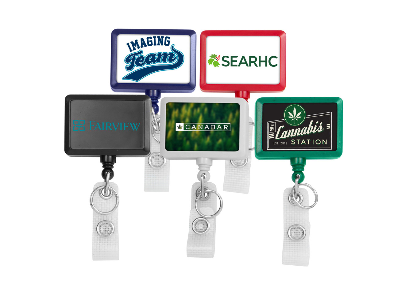 BHH18: Hemp JUMBO Rectangle Badge Reel