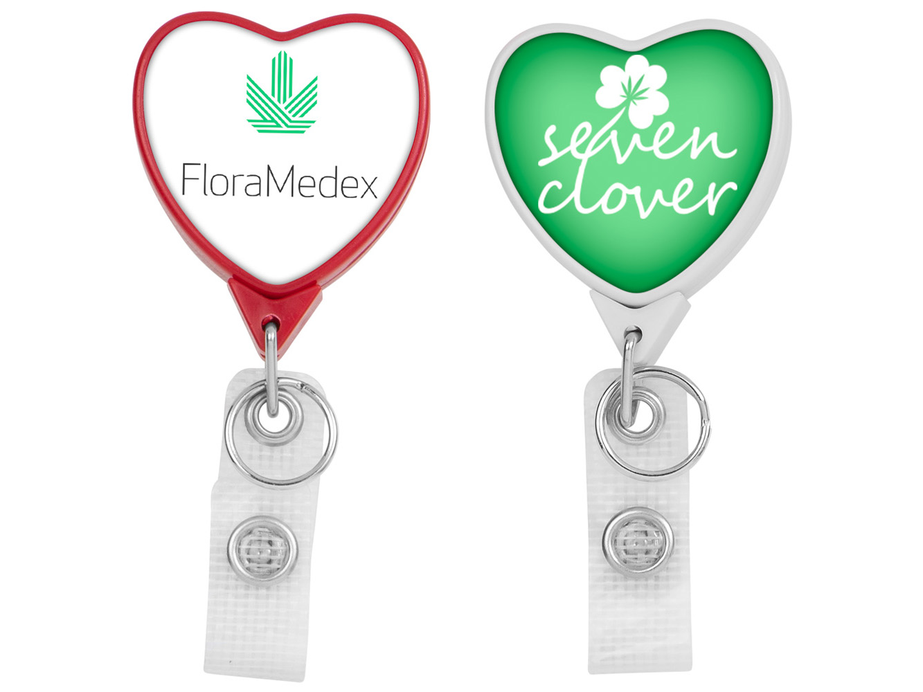 BHH85:  Hemp JUMBO Heart Badge Reel