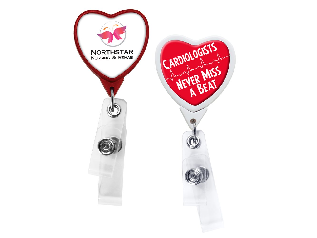 BHQ85:  Anti-Microbial Heart 2 Strap Reel