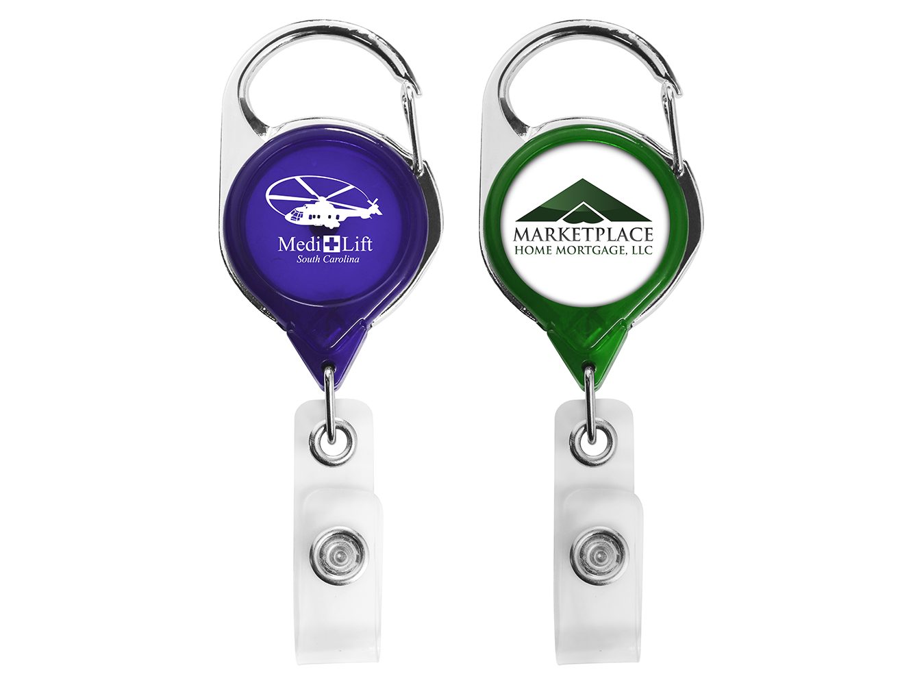 TBH8: Translucent Carabiner Badge Reel