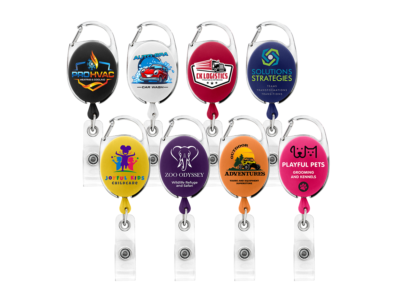 BH14: Bubble Carabiner Badge Reel