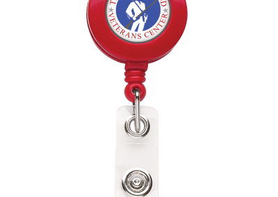BH1 Round Badge Reel - Red