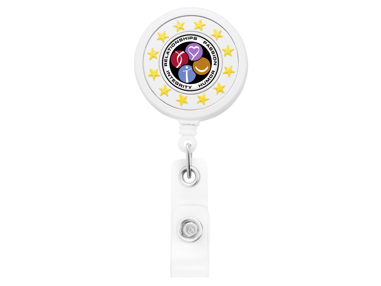 BHSP6:  Star Spinner Badge Reel