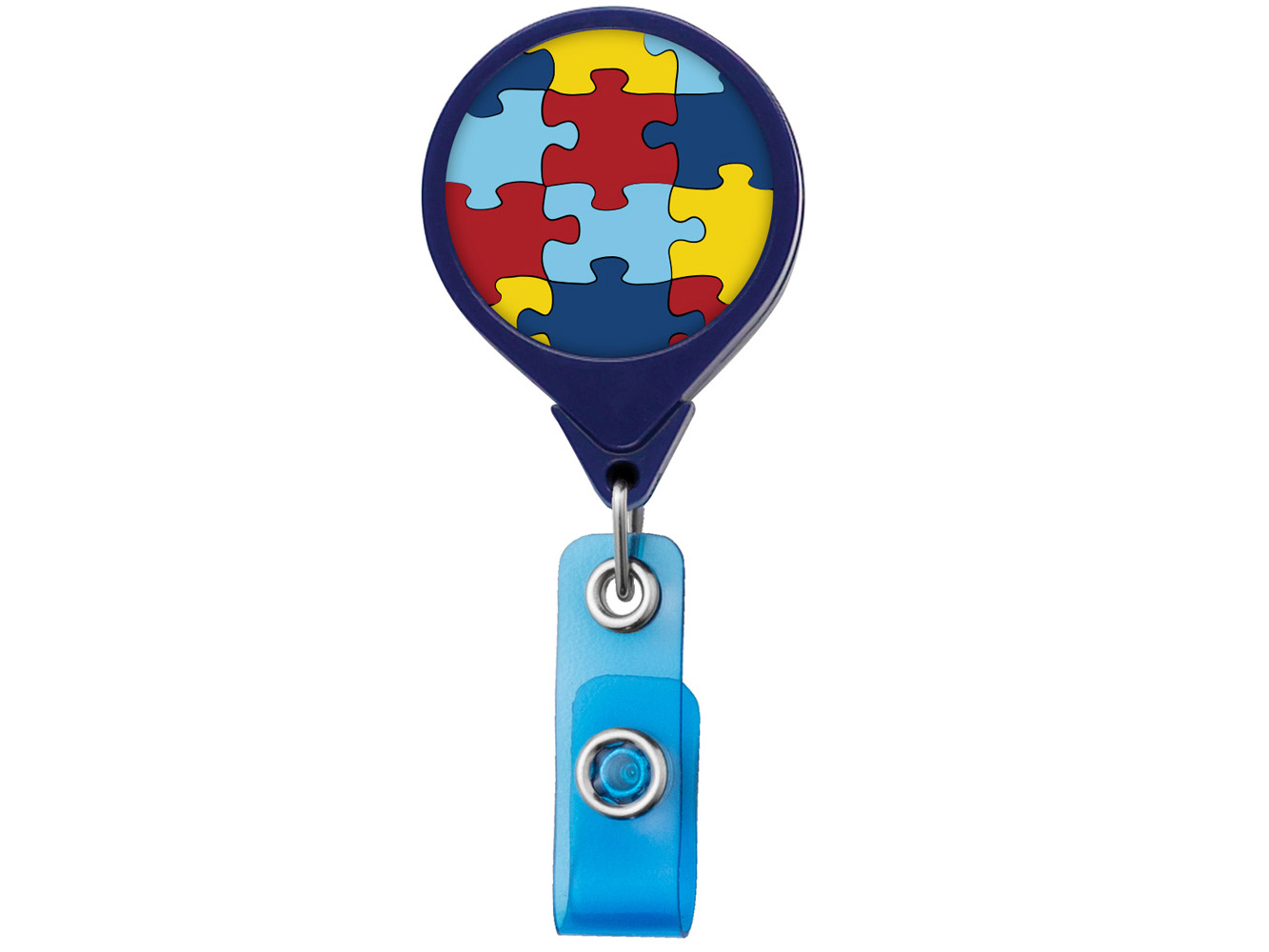 RF009: Autism Awareness JUMBO Theme Badge Reel