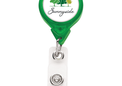 TBH3 Translucent Round Badge Reel - Green