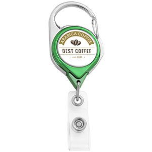 Color Chrome Carabiner Green